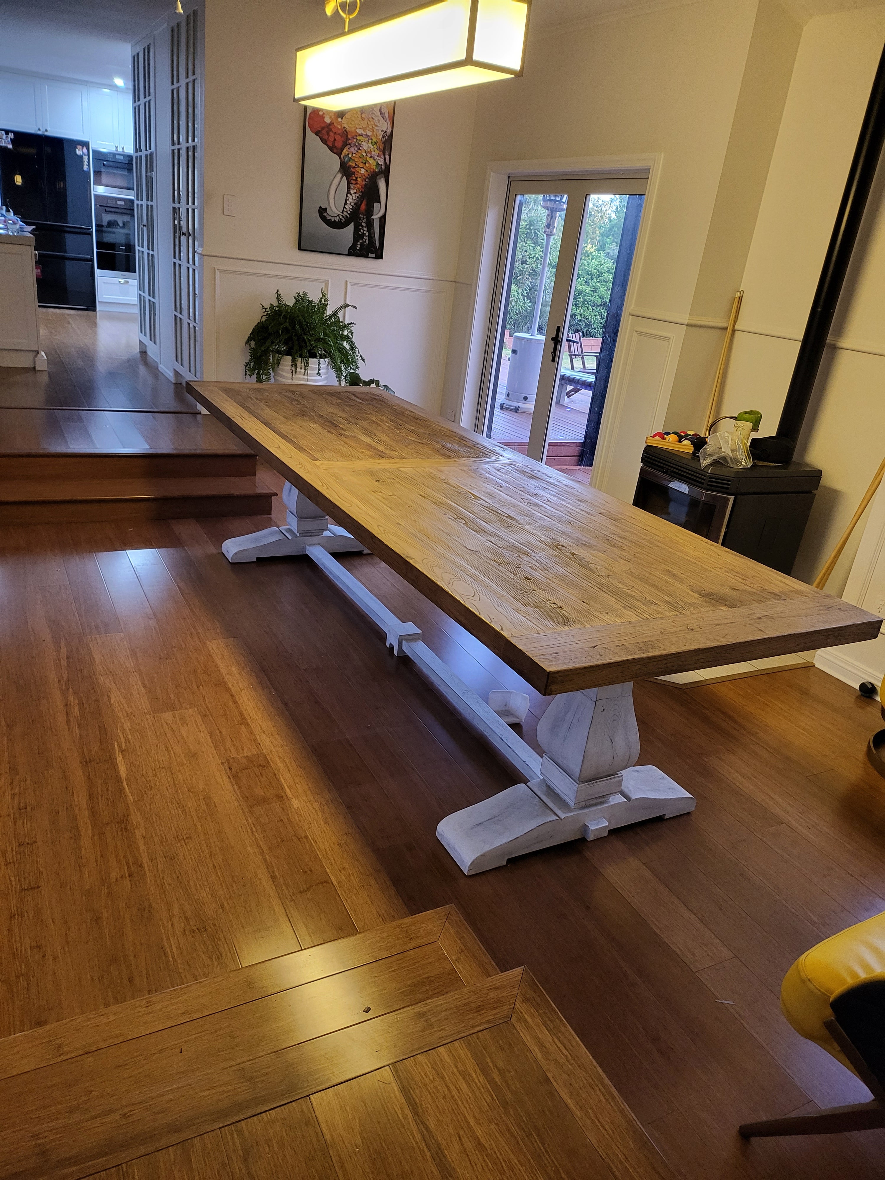 Dining Table Reclaimed Elm - 3M