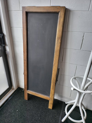 Teak Double Sided Black Board