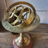 Brass Armillary Globe with Engravings