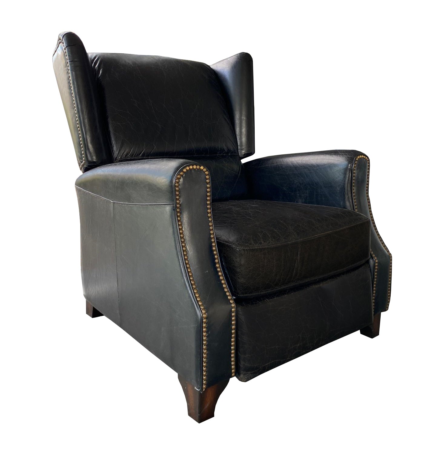 Stratford Leather Recliner Chair - Belon Black