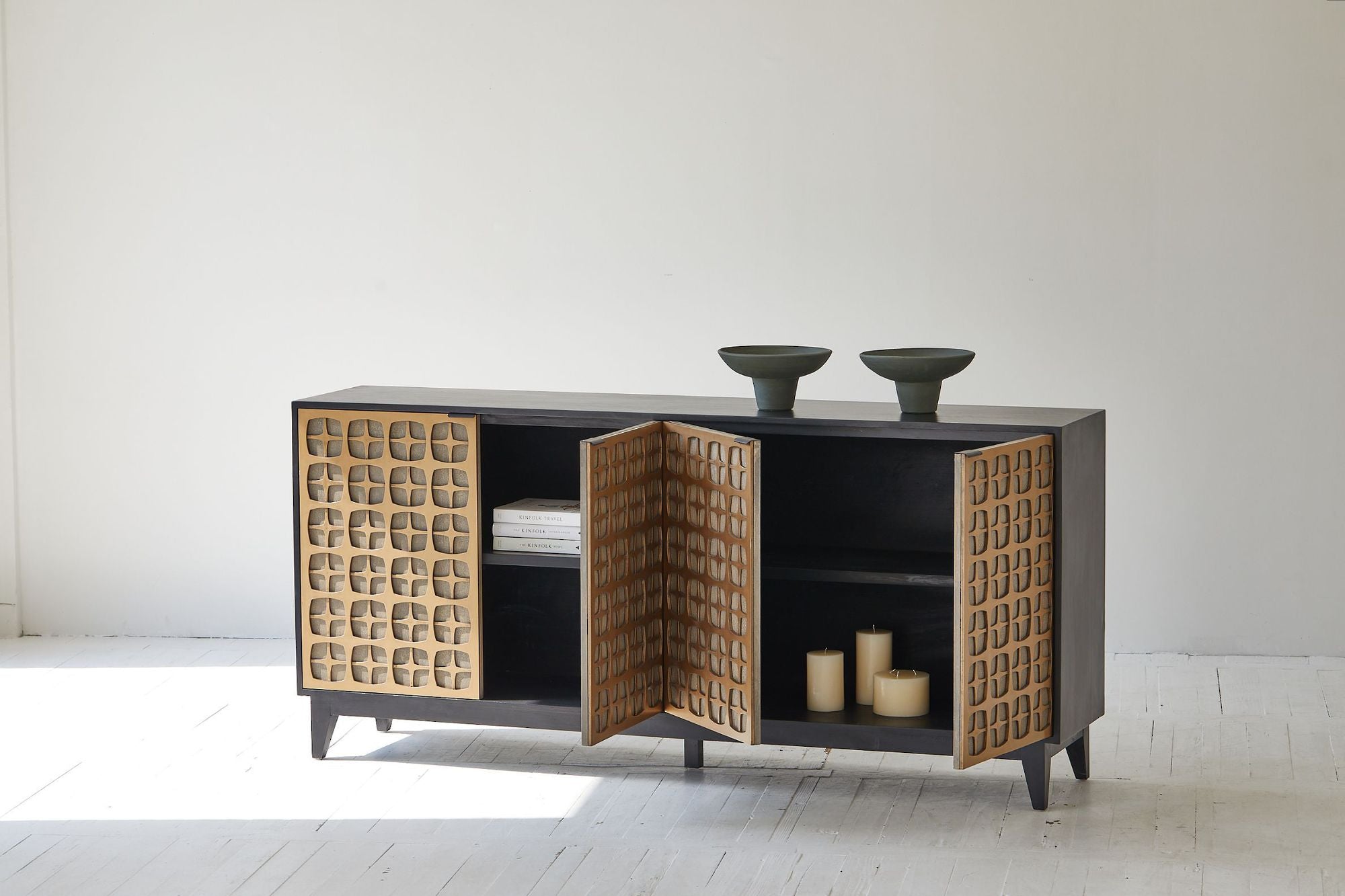 Madrid Sideboard with Gold Plated Doors