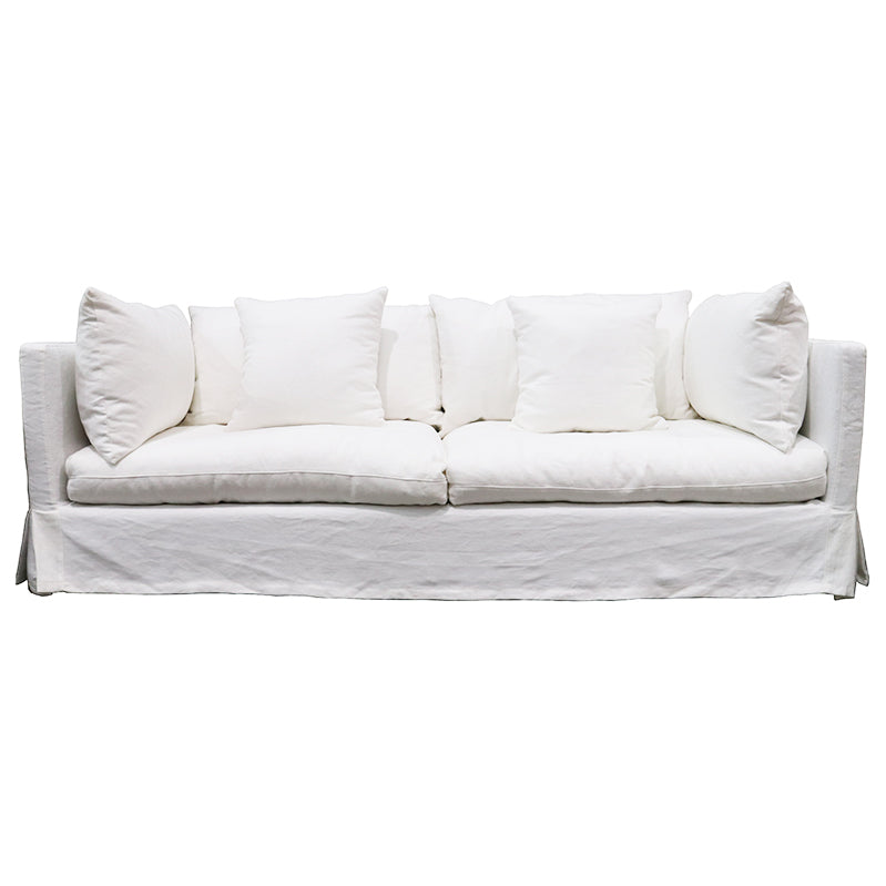 Long Island Sofa White Linen