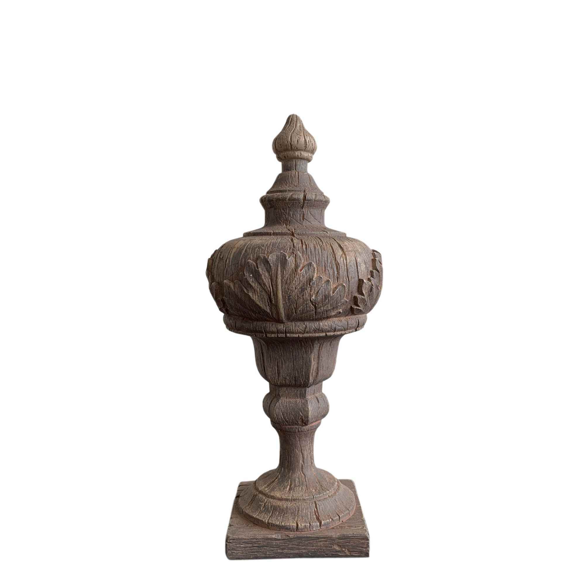 Architectural Finial Brown - Indoor/Outdoor