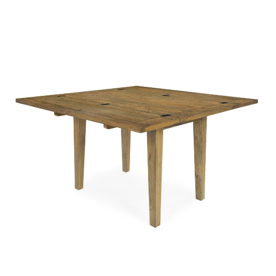 Alpine Fold Square Table - Rustic Light