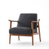 Spencer Mid-Century Armchair Black