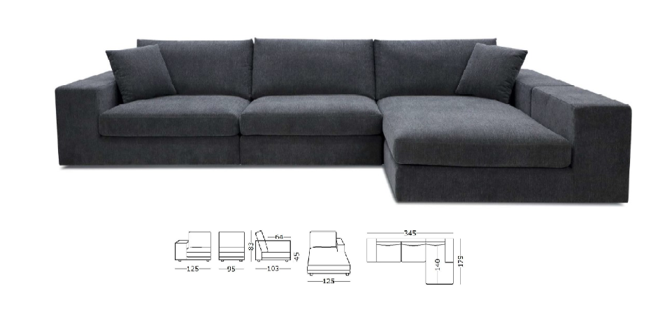 Benowa Reversible Chaise Sofa