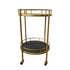 Antique Brass Trolley Marble Top