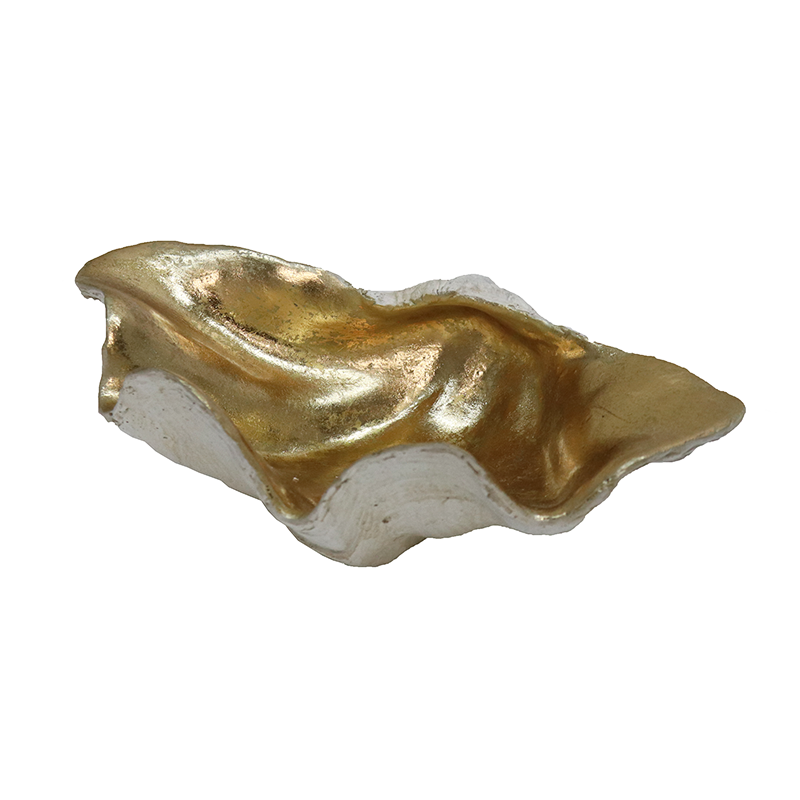 Resin Clam Shell Champagne Small