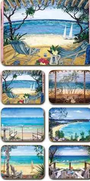 Placemats Coastal Verandas Set/6