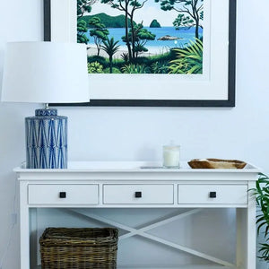 Island Life Console Table White