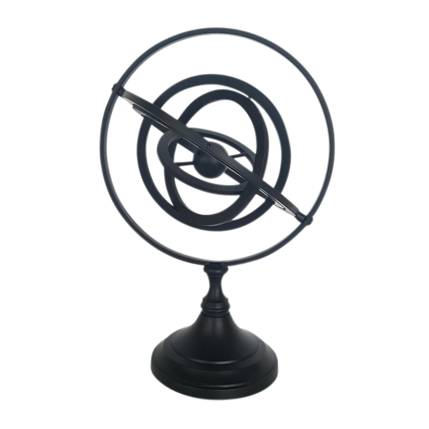 Brass/ Aluminum Armillary Black Finish