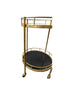 Antique Brass Trolley Marble Top