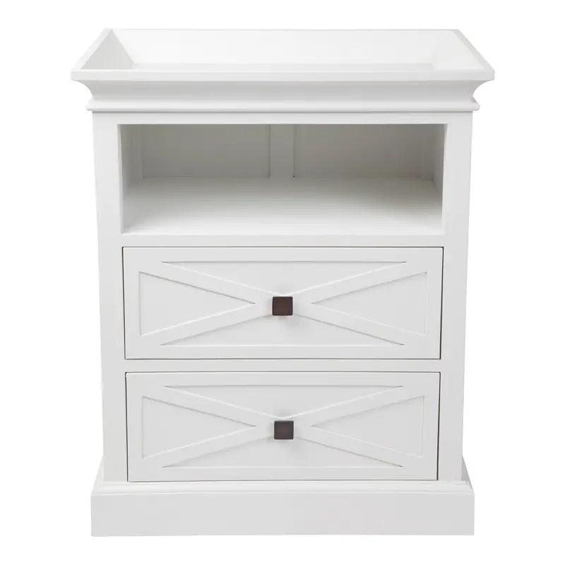 Island Life Bedside Table - White