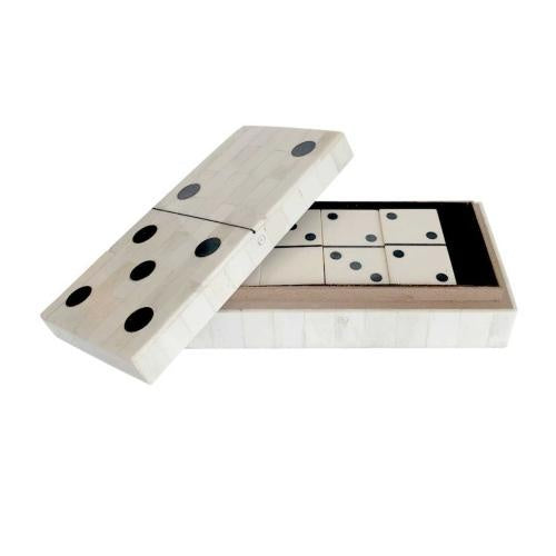 Domino Set in Bone Box