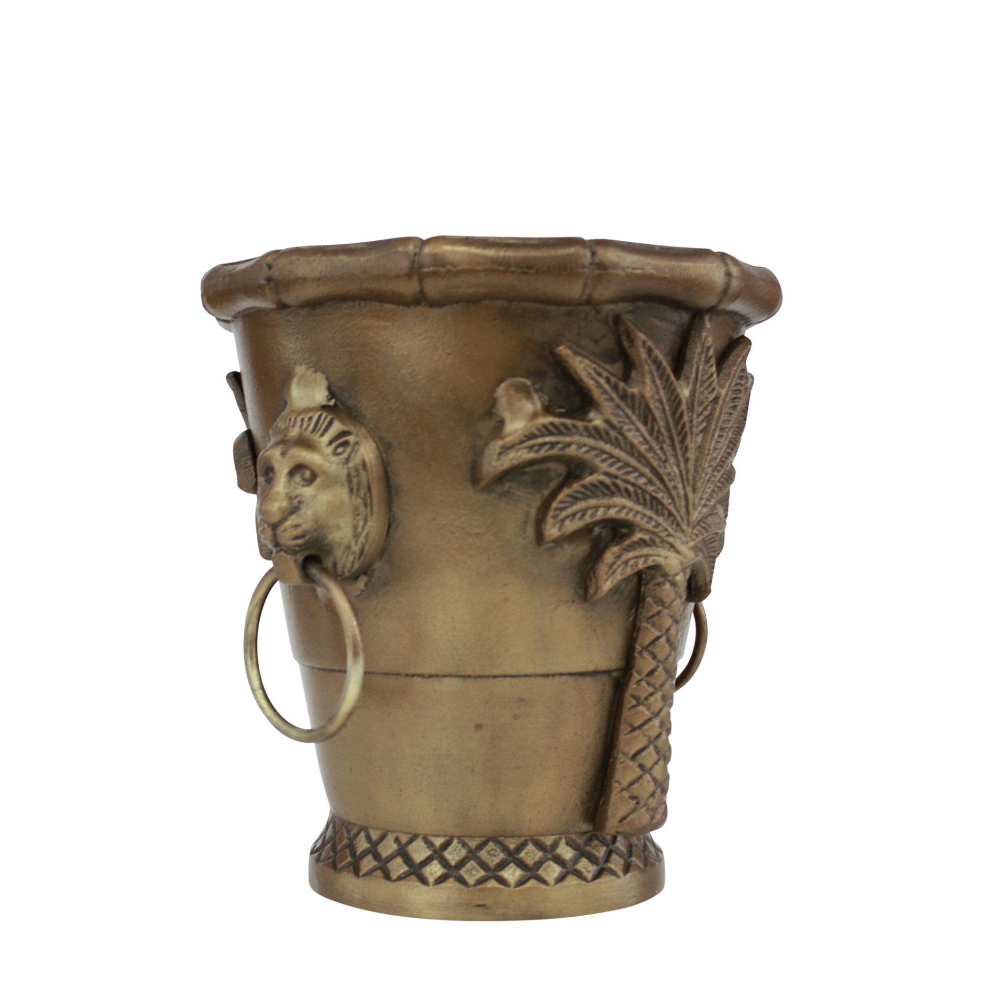 Plantation Lion And Palm Tree Ice Bucket