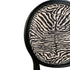 Zebra Design Balloon Back Dining Chair