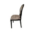 Zebra Design Balloon Back Dining Chair