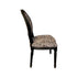 Zebra Design Balloon Back Dining Chair