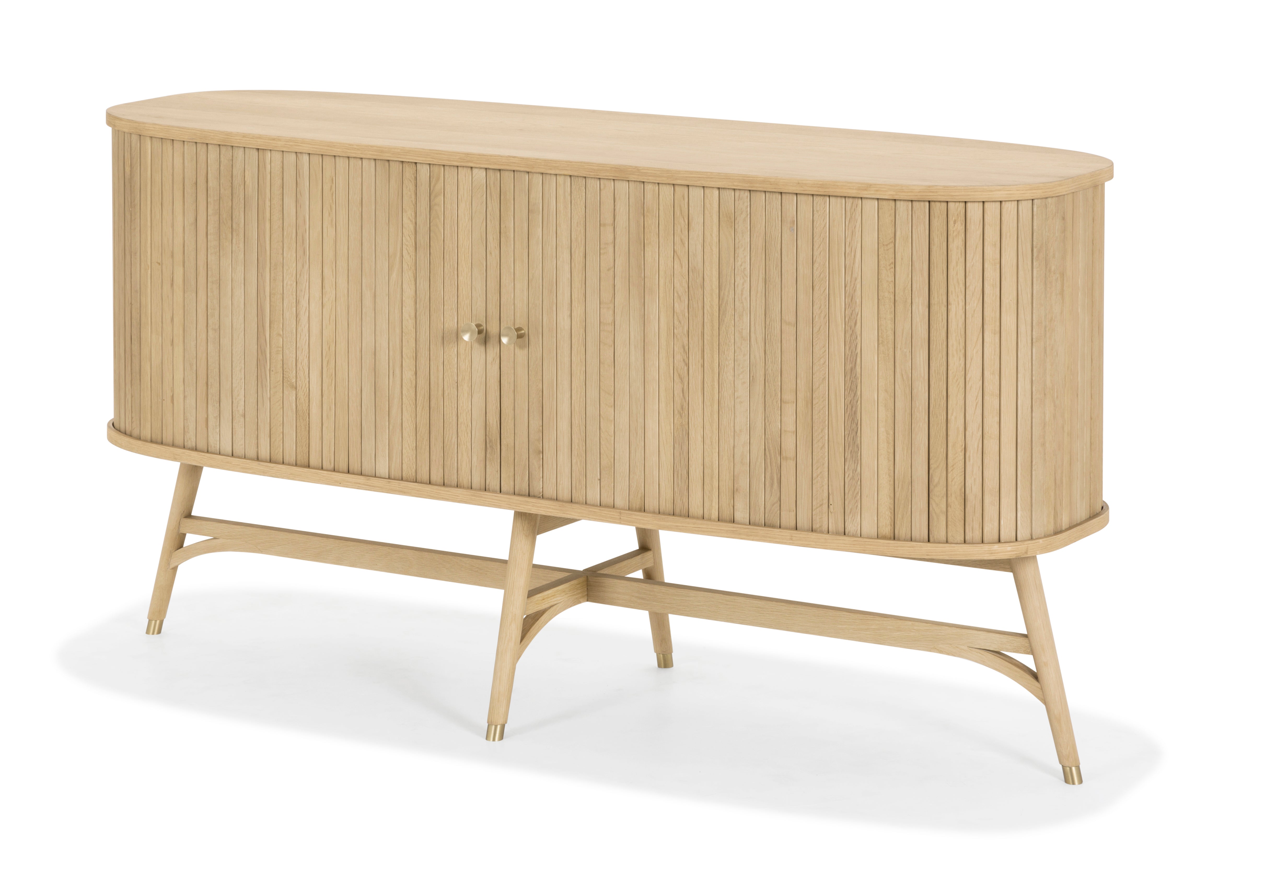 Nordic Oak Sideboard with Sliding Doors