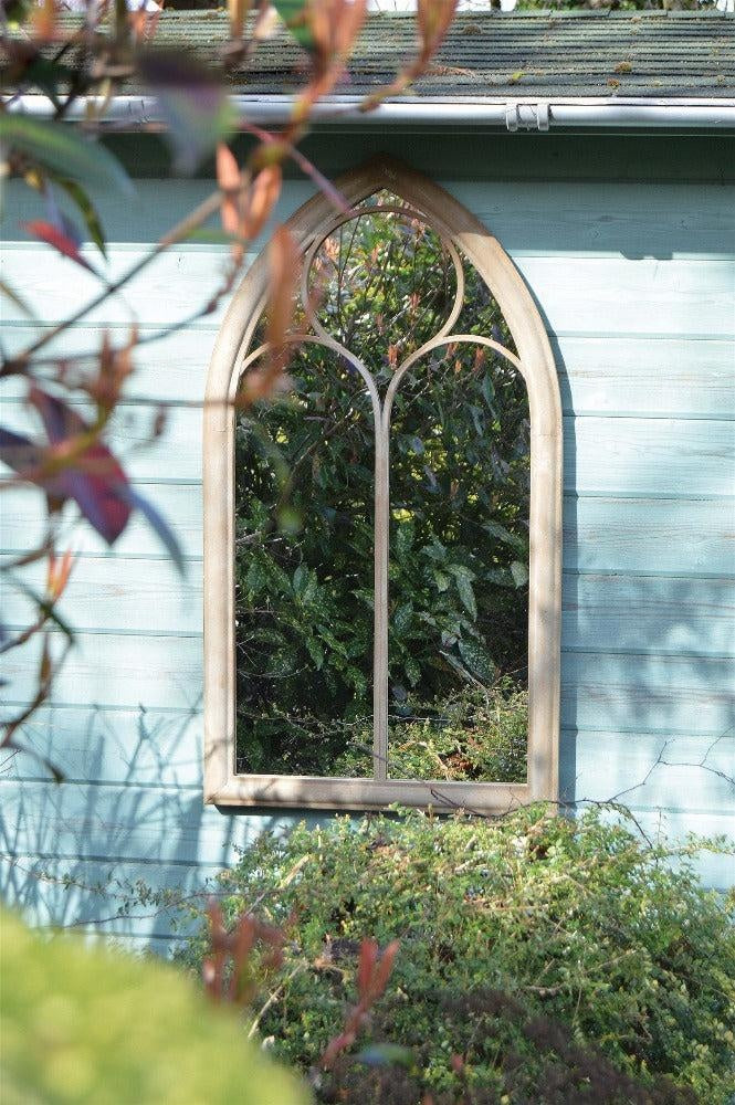 Outdoor/Indoor Mirror - Antique White