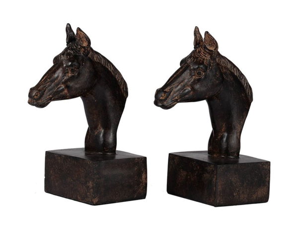 Horse Head Bookends