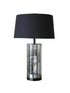 Silver Mirror Detail Table Lamp