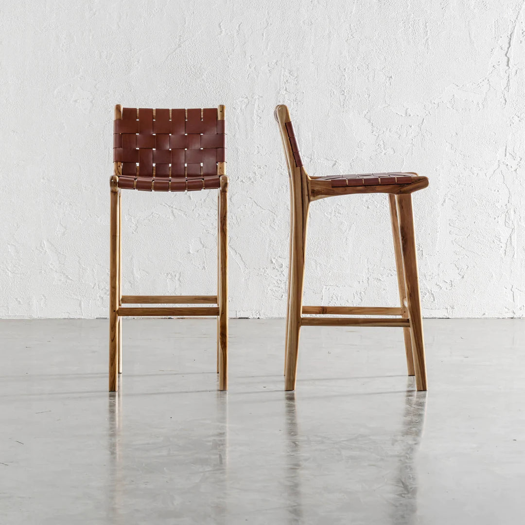 London Barstool - Teak Tan