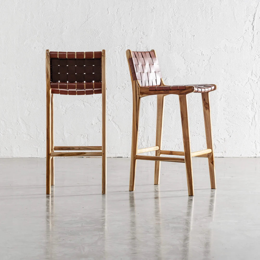 London Barstool - Teak Tan