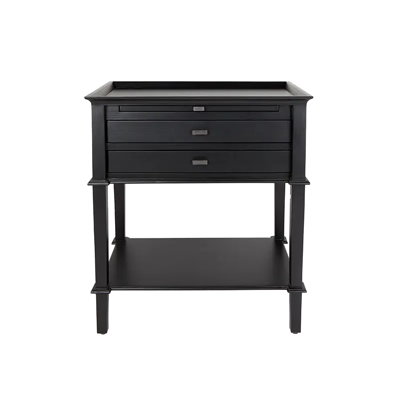 Island Life Bedside Table - Black