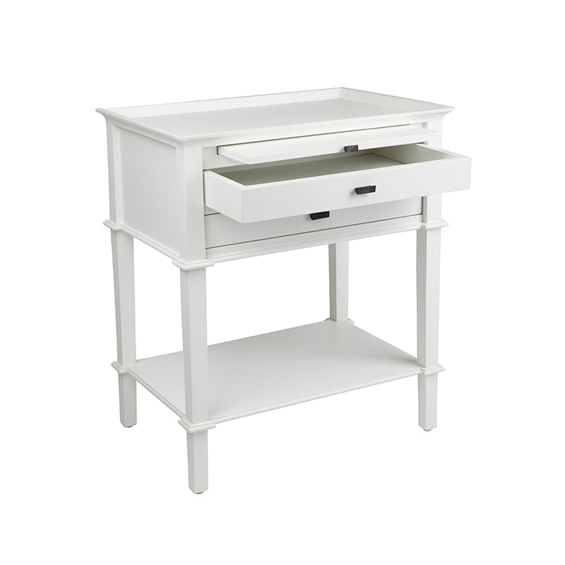 Island Life Bedside Table - White