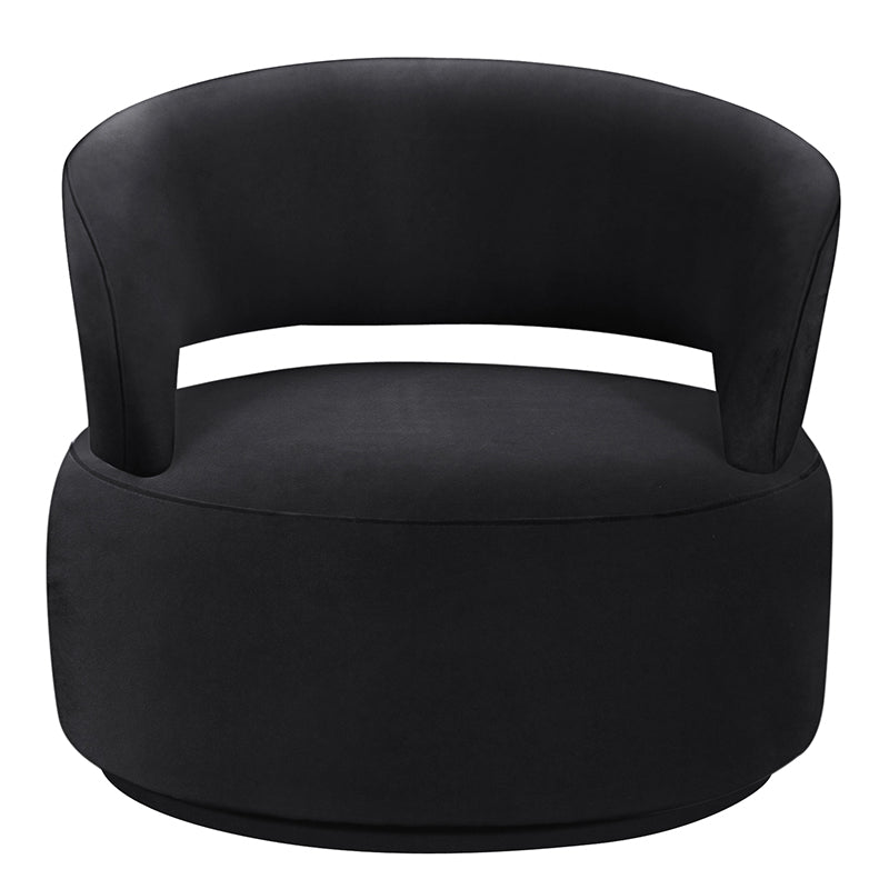 Indiana Swivel Armchair Black