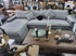 Orlando Slip Cover Sofa with Chaise - Grey