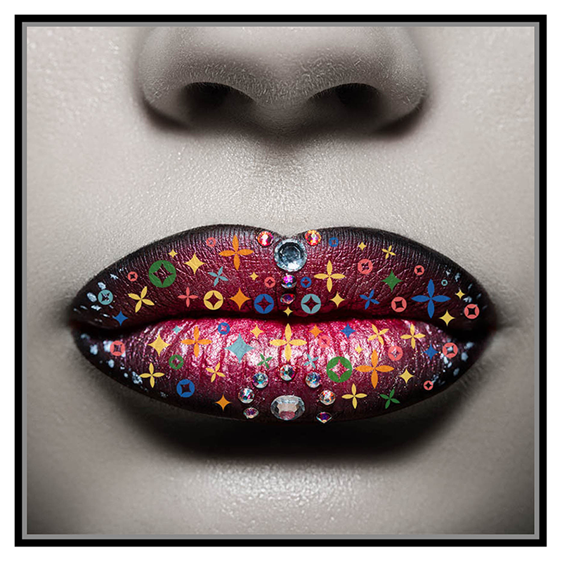 Canvas Art Lips 1