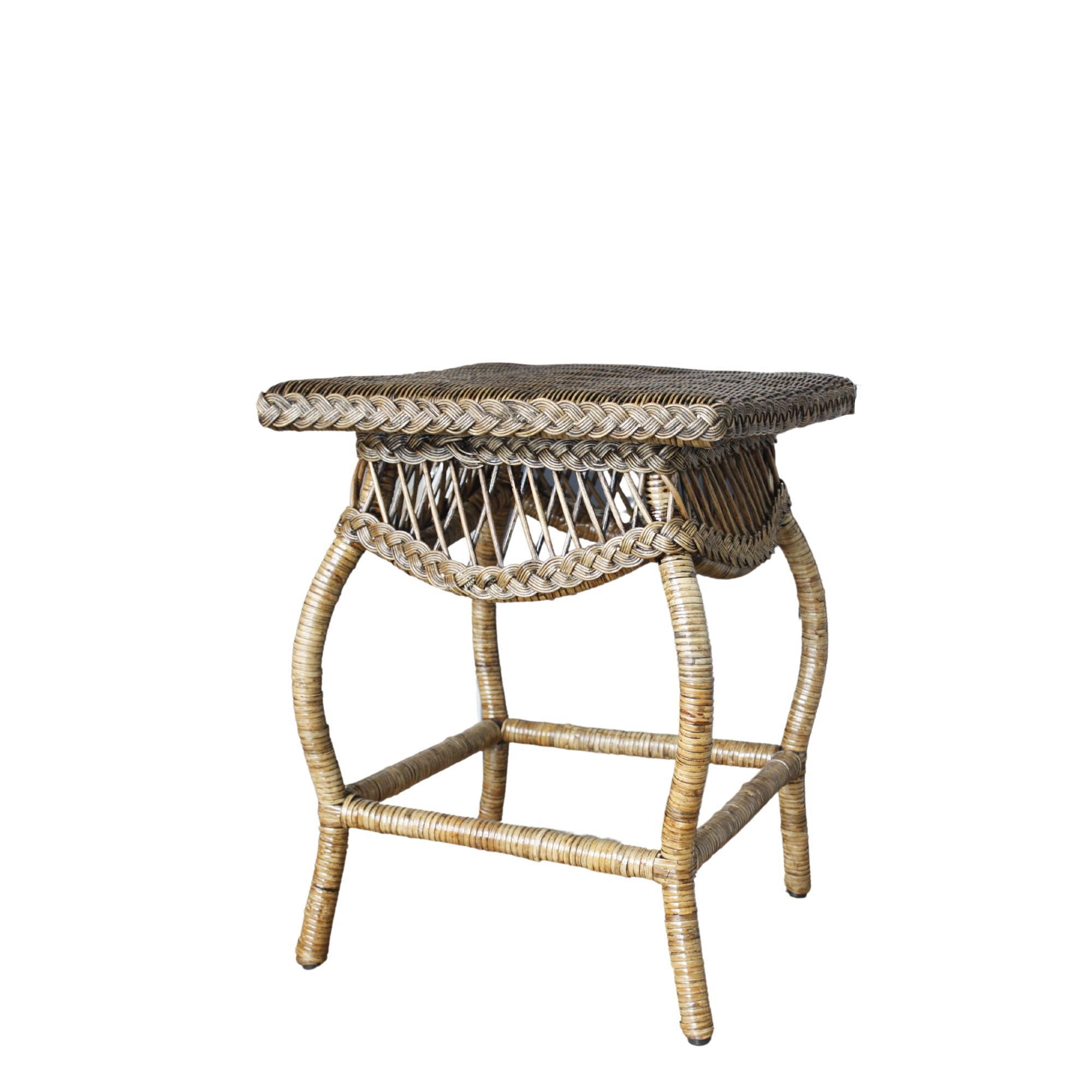 Rattan Side Table