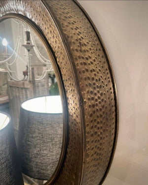 Metal Round Mirror