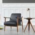 Spencer Mid-Century Armchair Black