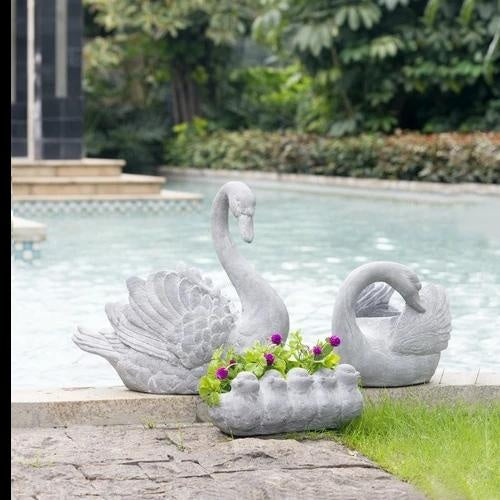 Swan Planter