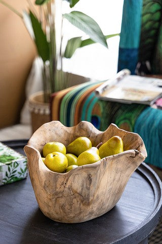 Organic Teak Bowl