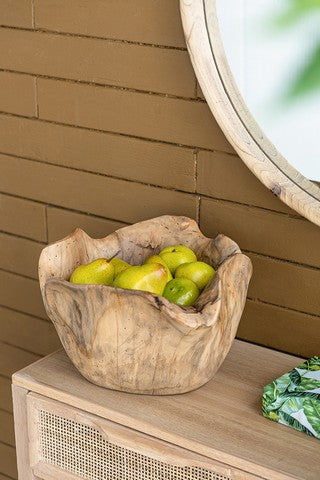 Organic Teak Bowl