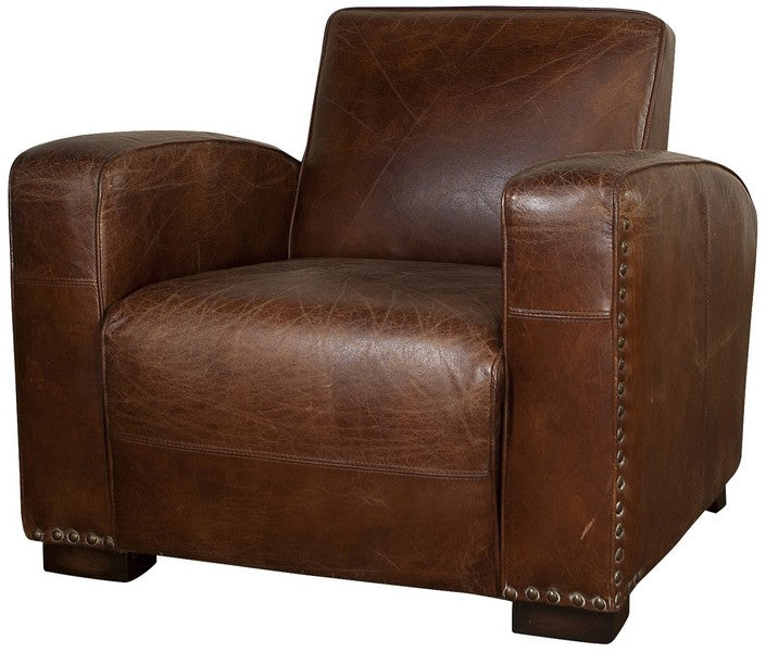 Oxford Club Armchair - Vintage Cigar