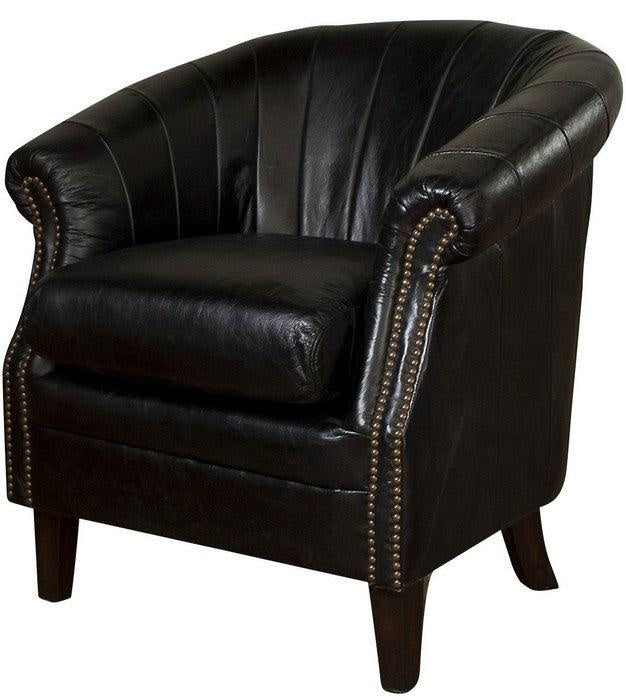 Roosevelt Tub Armchair Belon Black