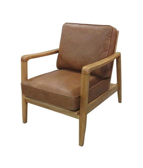 Finn Chair - Columbia Brown / Oak Frame