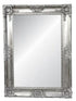 Ornate Bevelled Mirror – Antique Silver