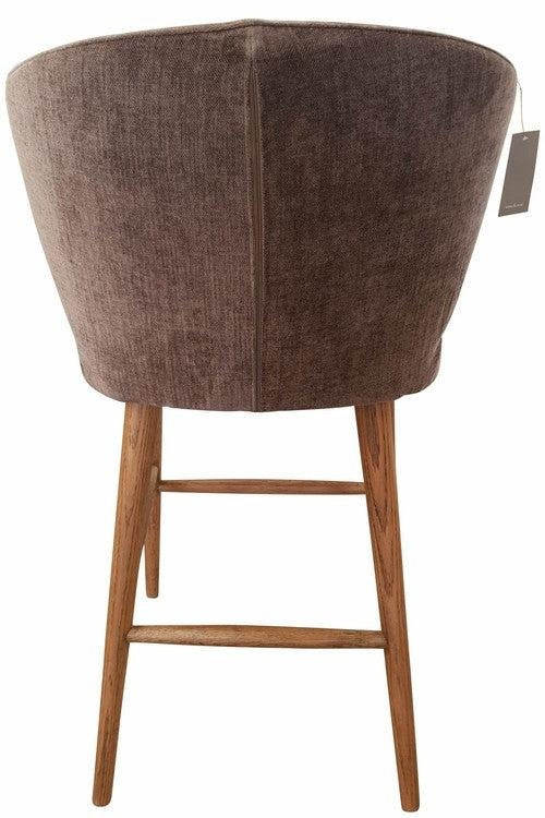 Venus Barstool Grey Chenille