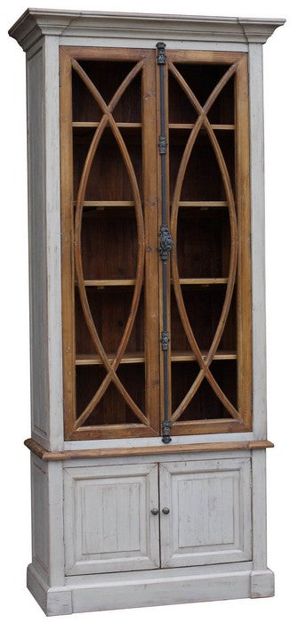 Old Pine Display Cabinet | Bookcase