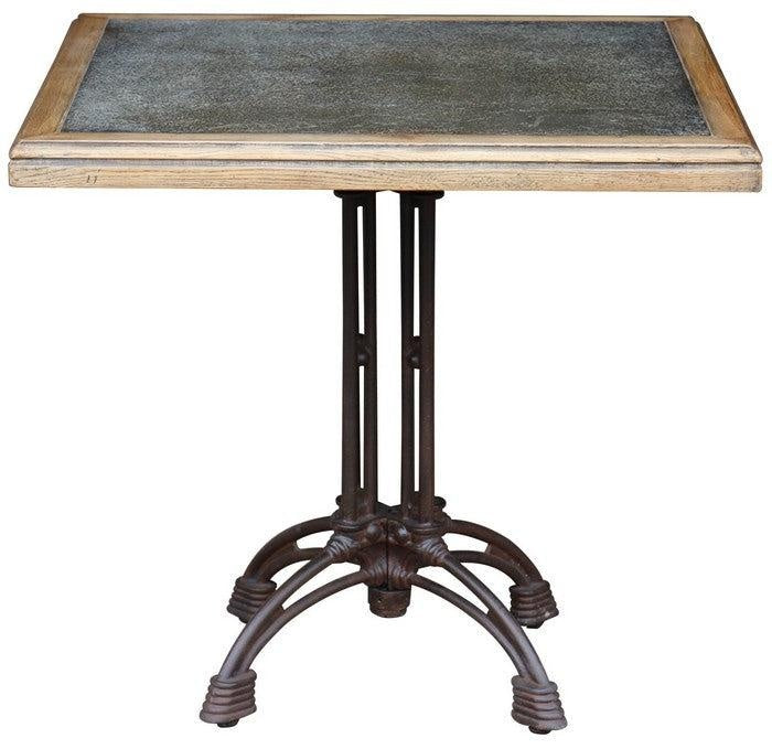 Antique Zinc Café Table