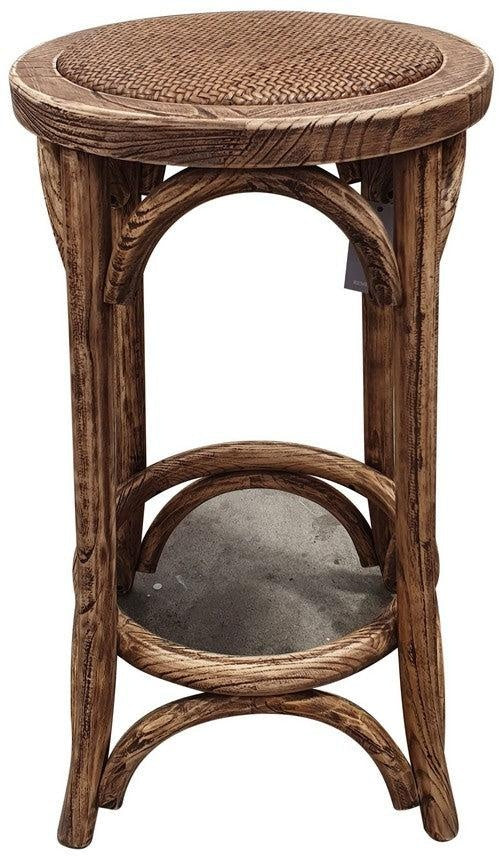 Rattan Seated Barstool - Natural