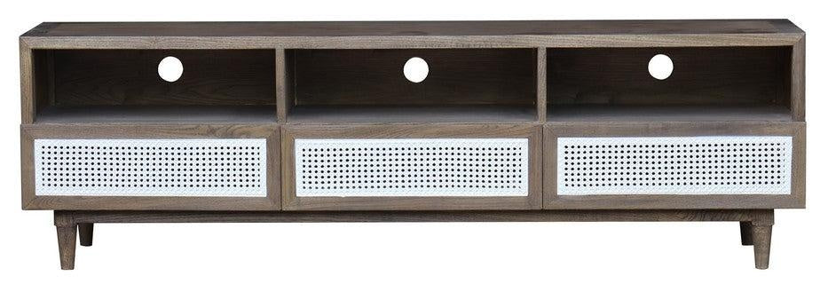 Bamboo Rattan Entertainment Unit