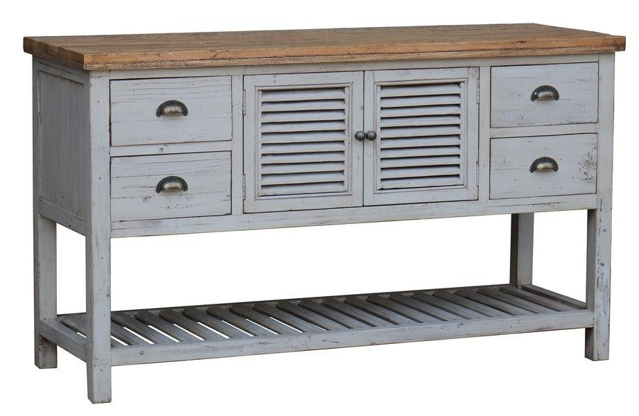 Buffet Table 4-Drawer & 2-Door