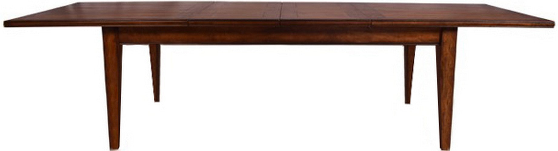 Bosquet double extension dining table -Rustic Medium